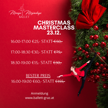 CHRISTMAS MASTERCLASS🎄 Spezielle Rabatte vor der Weihnachtszeit 🎁