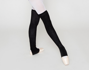 Ballett Stulpen 72 cm, schwarz